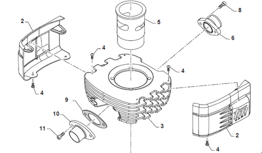 TM 60CC MANIFOLD DE ADMINSION