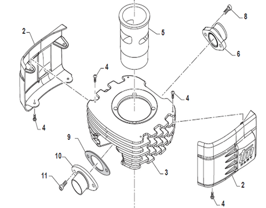 TM 60CC EMPAQUE DE MANIFOLD