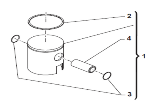 TM 60CC PISTON 41.98 MINI